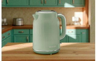 Czajnik elektryczny 1,7 L Vintage szałwiowy