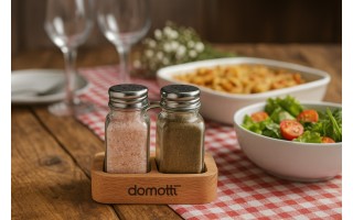 Komplet przyprawników z serwetnikiem Temis 23974