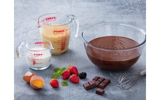 Dzbanek żaroodporny 1L z miarką Pyrex