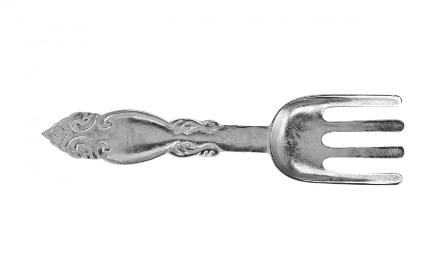 Dekoracja metalowy komplet sztućców 3 szt. 62 cm