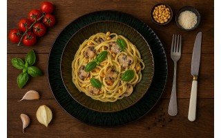 Talerz głęboki 22,3 cm Jade Stoneware zielony