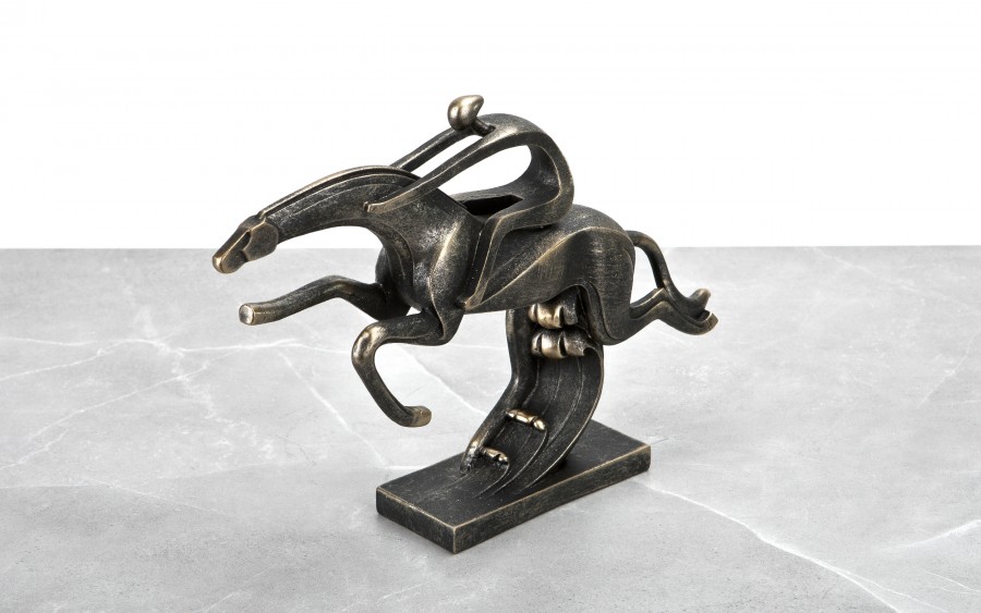 Figurka ozdobna Jeździec na koniu 175701