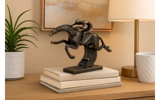 Figurka ozdobna Jeździec na koniu 175701