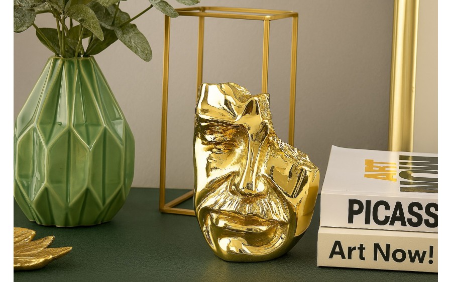 Ozdoba z mosiądzu Twarz