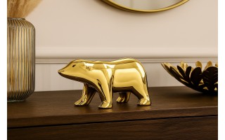 Ozdoba z mosiądzu Niedźwiedź 15 x 8 cm