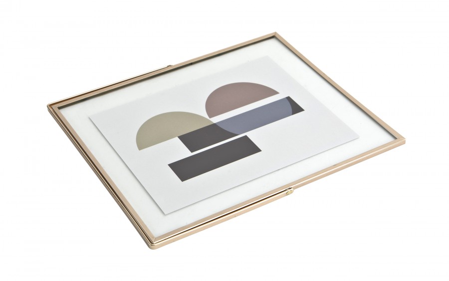 Ramka na zdjęcia 20,5x25,5 cm złota duża