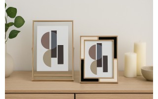 Ramka na zdjęcia 20,5x25,5 cm złota duża