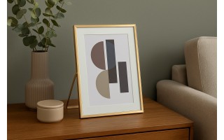 Ramka na zdjęcia 20,5x25,5 cm złota duża