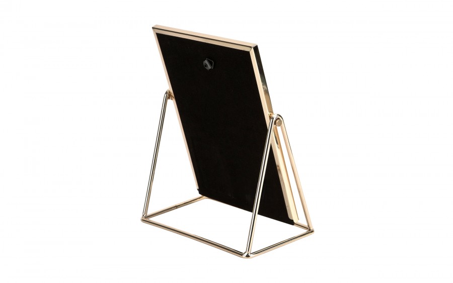 Lusterko 16,5x22 cm złoto - białe 9949