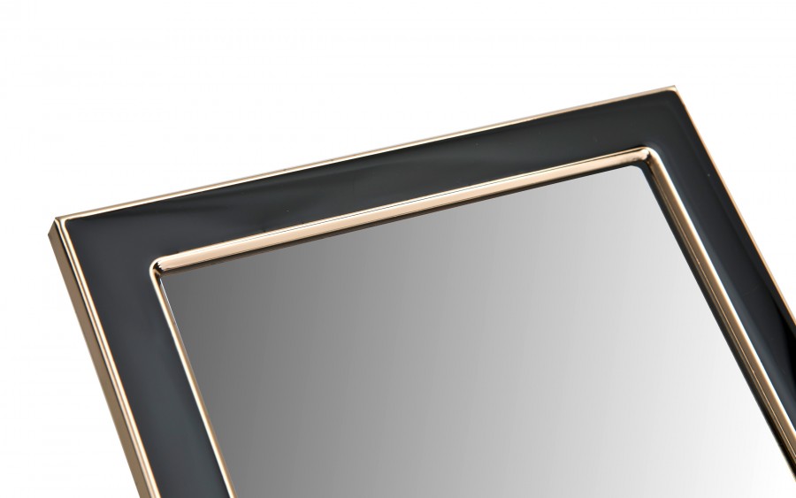 Lusterko 16,5x22 cm złoto - czarne 9950