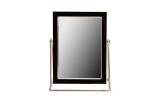 Lusterko 16,5x22 cm złoto - czarne 9950