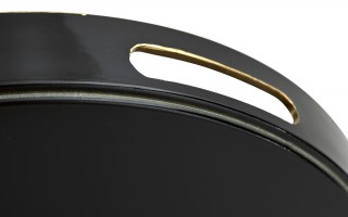 Taca dekoracyjna 35 cm Złota róża 172023