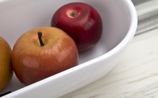 Miska z melaminy 1,5 L Pure owalna biała