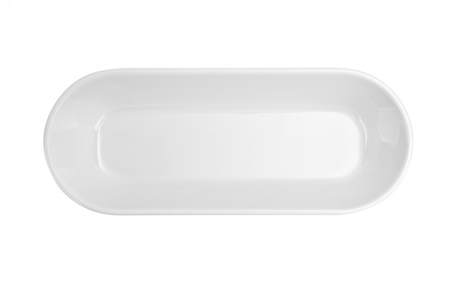 Miska z melaminy 1,5 L Pure owalna biała