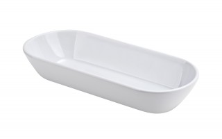 Miska z melaminy 1,5 L Pure owalna biała