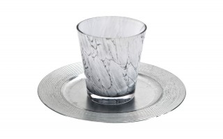 Wazon szklany 16 cm marmurek Asa Glass