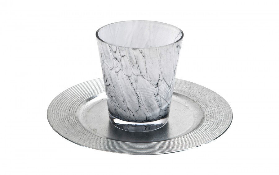 Wazon szklany 16 cm marmurek Asa Glass