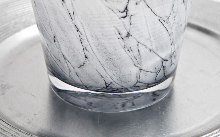 Wazon szklany 16 cm marmurek Asa Glass