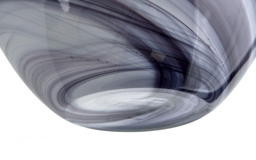 Wazon szklany 12,5 cm eleganckie smugi Asa Glass