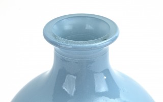 Wazon szklany 31 cm niebieski 5463c San Miguel