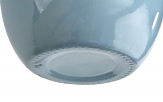 Wazon szklany 31 cm niebieski 5463c San Miguel