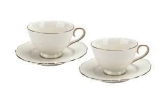 Komplet 2 filiżanek 250 ml + spodki Virginia