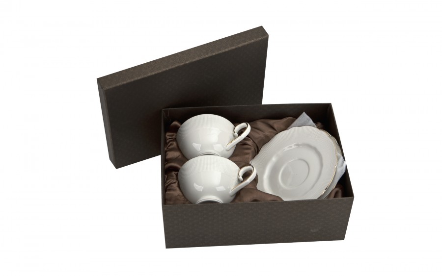 Komplet 2 filiżanek 250 ml + spodki Virginia