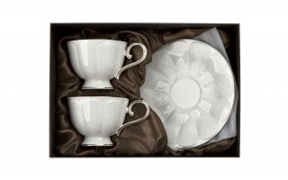 Komplet 2 filiżanek 220 ml + spodki Dubai