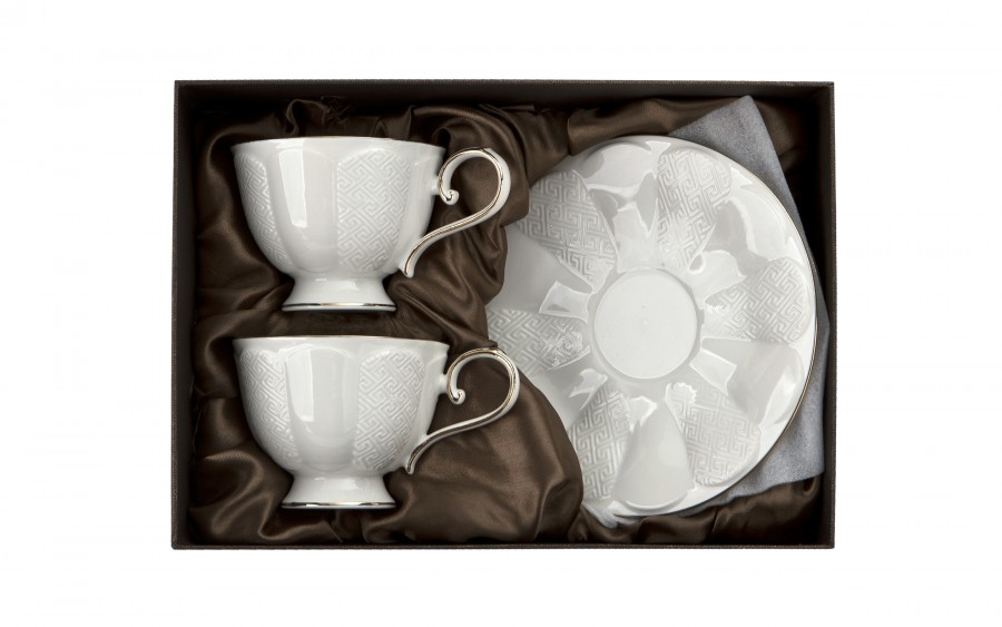 Komplet 2 filiżanek 220 ml + spodki Dubai