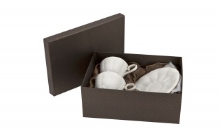 Komplet 2 filiżanek 220 ml + spodki Dubai