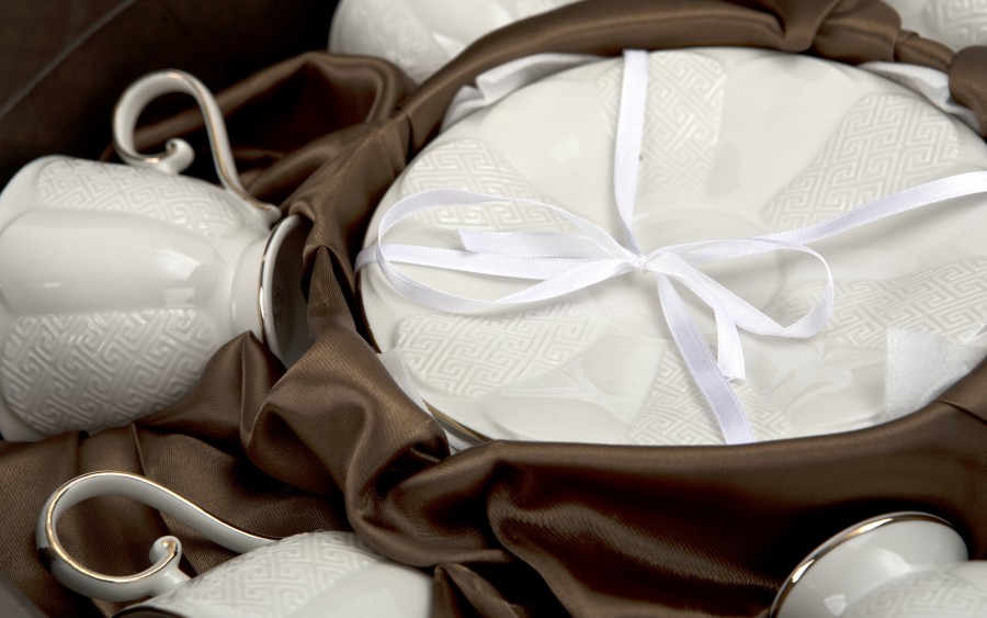 Komplet 6 filiżanek 220 ml + spodki Dubai