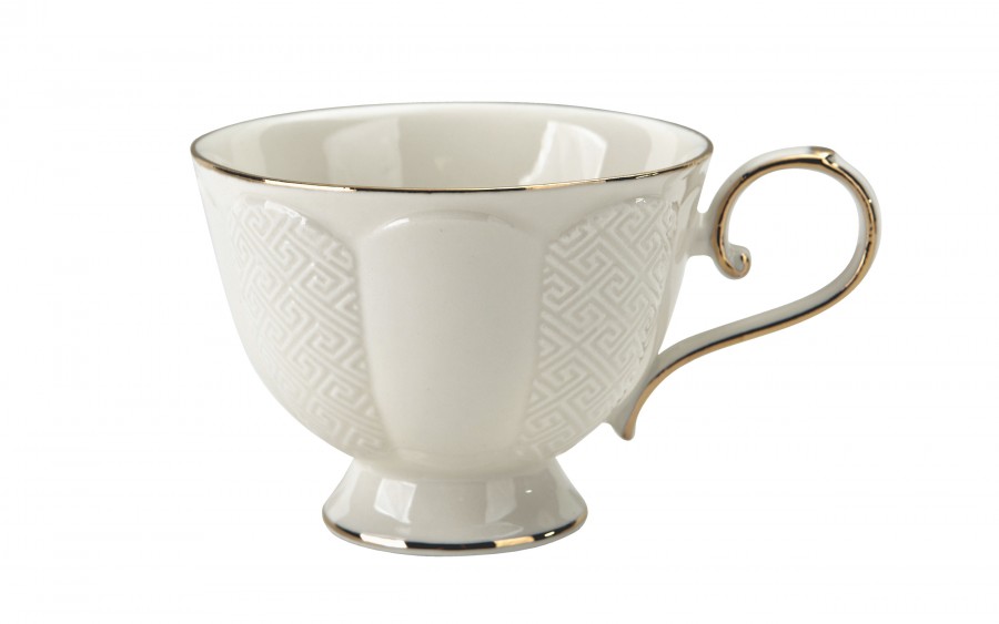 Komplet 6 filiżanek 220 ml + spodki Dubai