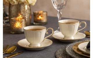 Komplet 2 filiżanek 220 ml + spodki Dubai