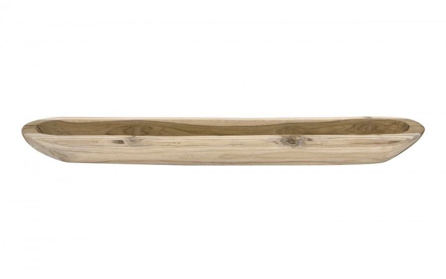 Podłużny półmisek z drewna tekowego 70x12x7 cm Mondex