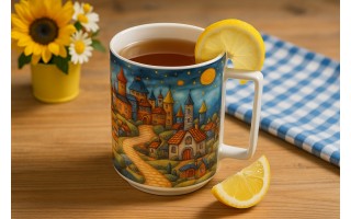 Duży kubek 750 ml Modern Sleepy Kingdom