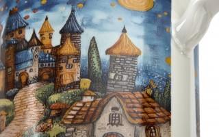 Duży kubek 750 ml Modern Sleepy Kingdom