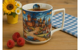 Kubek porcelanowy 450 ml Modern Sleepy Kingdom