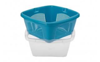 Miska z cedzakiem 4 L Nela mix