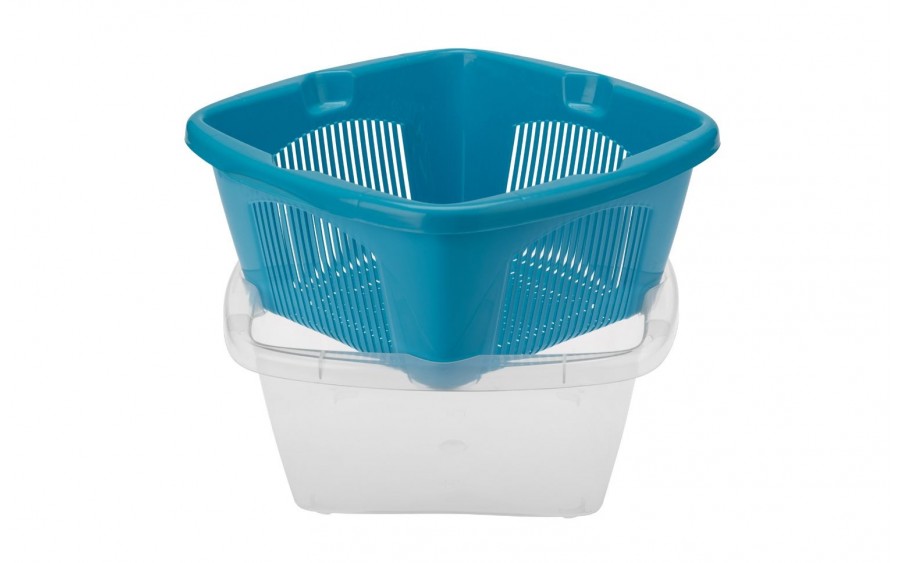 Miska z cedzakiem 4 L Nela mix