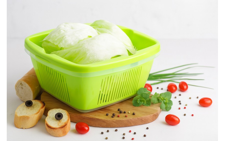 Miska z cedzakiem 4 L Nela mix