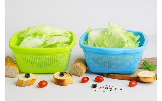 Miska z cedzakiem 4 L Nela mix