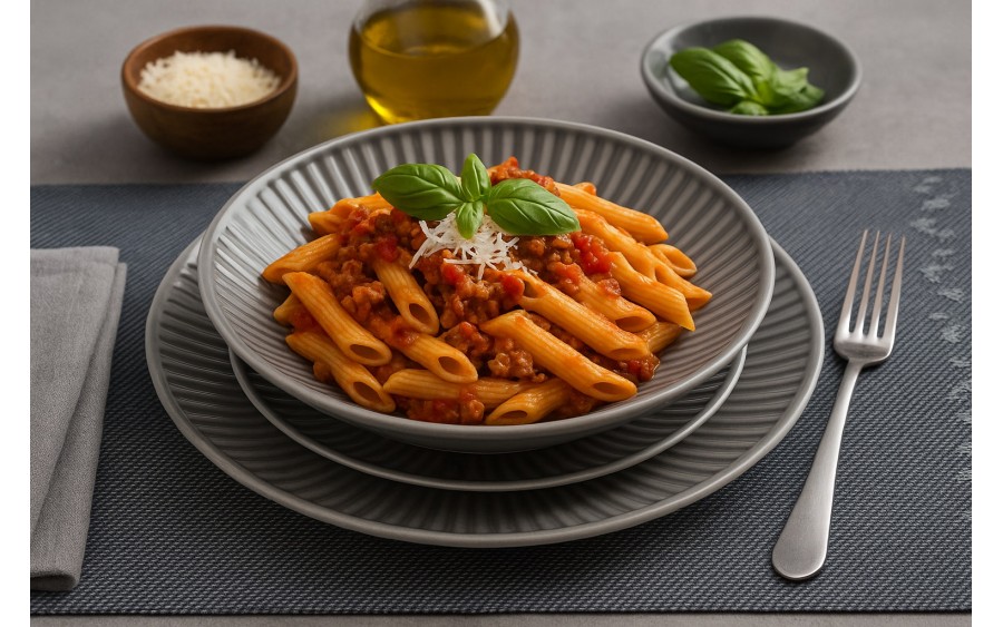 Talerz deserowy 21 cm Dalia Szara