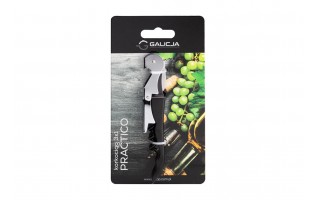 Korkociąg 3w1 otwieracz do butelek nożyk PRACTICO