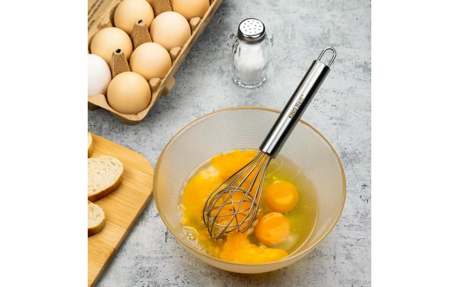 Trzepaczka kuchenna z kulką/miotełka stal 21 cm Kinghoff