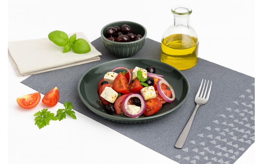 Talerz płytki 21 cm MOSAIQUE OLIVE