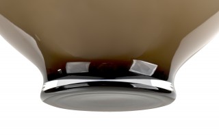 Wazon szklany 30 cm opal 9753