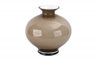 Wazon szklany 30 cm opal 9753