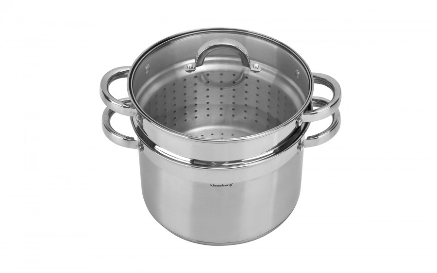 Garnek 7,5 L z wkładem do gotowania makaronu KB-7738