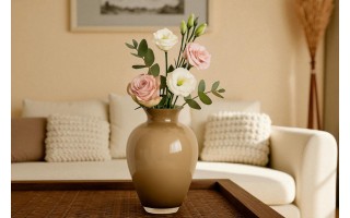 Wazon szklany 29,5 cm opal 10401