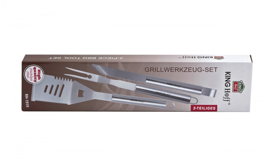 Przybory grillowe 3 el.  KH-1919